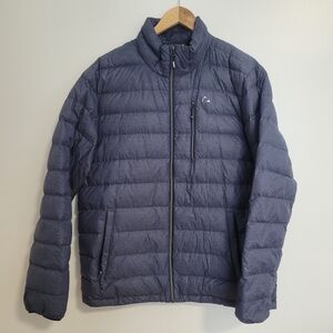 Paradox Men's Quilted Puffer Jacket Navy Size XL Duck Down Lightweight